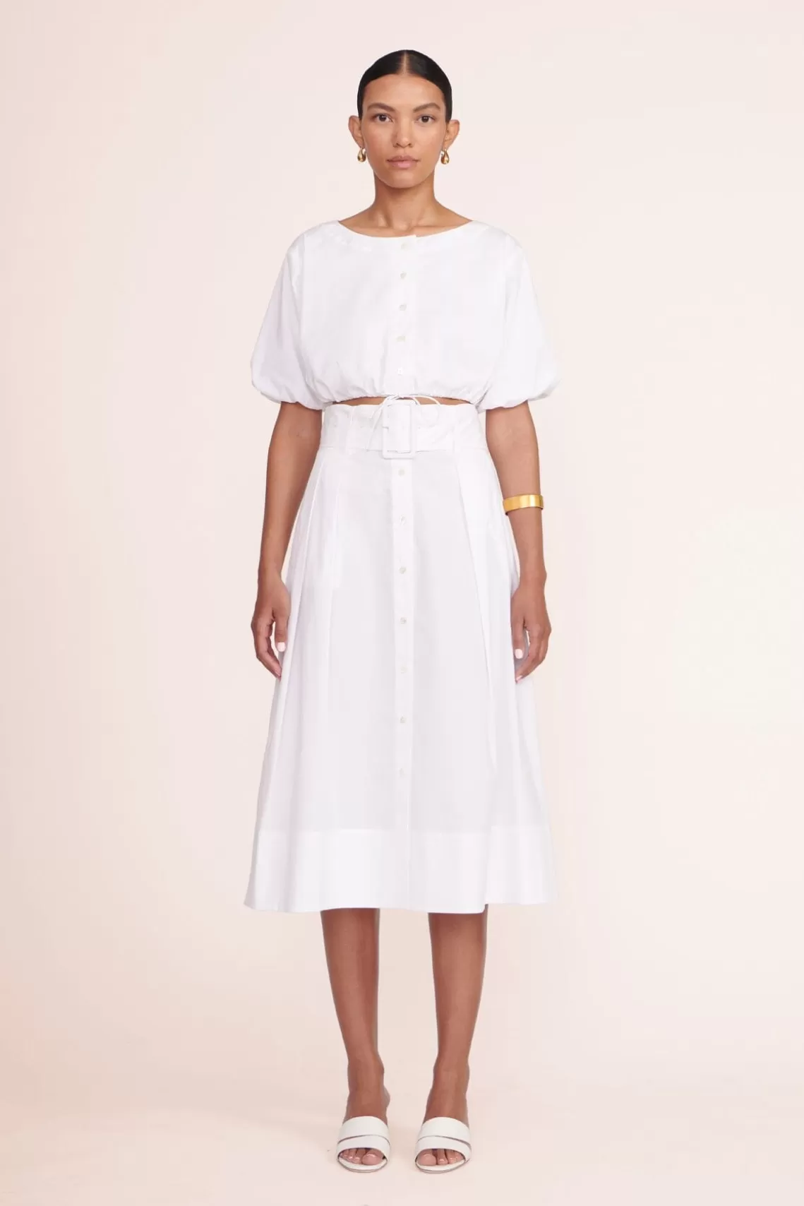 CLOTHING STAUD - KINGSLEY SKIRT WHITE