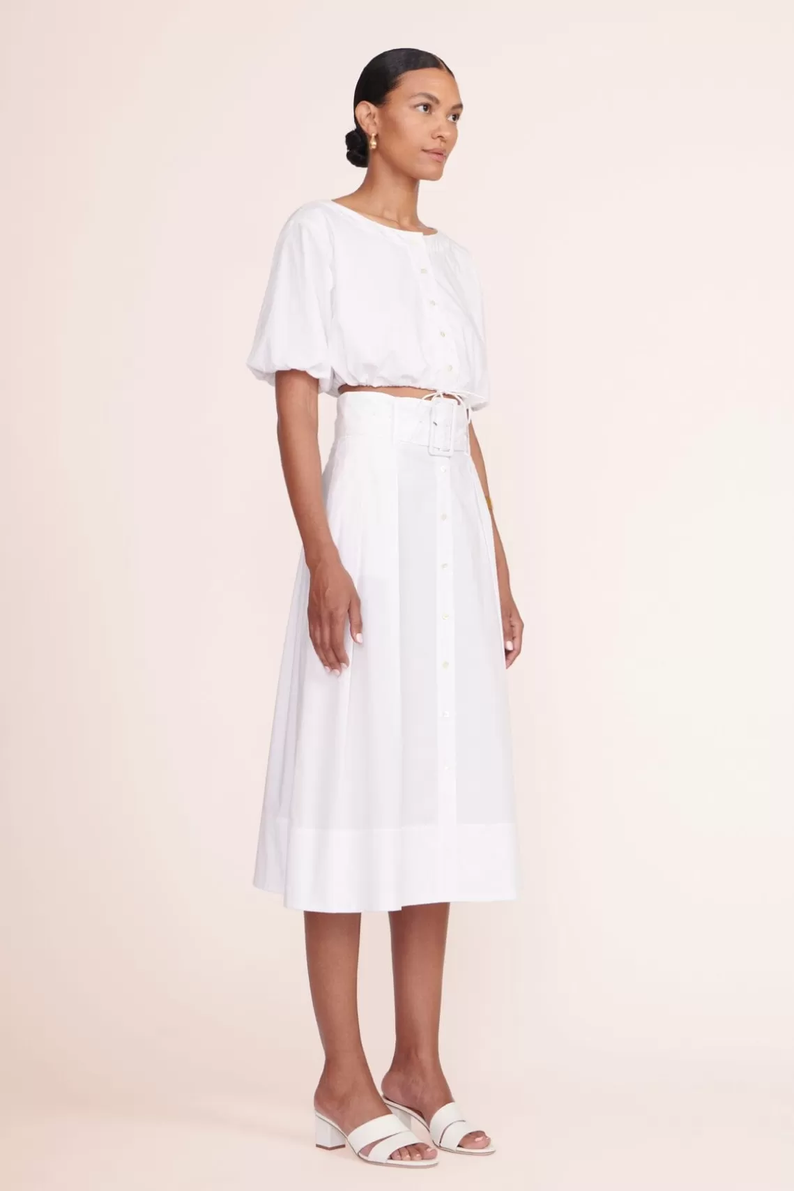 CLOTHING STAUD - KINGSLEY SKIRT WHITE