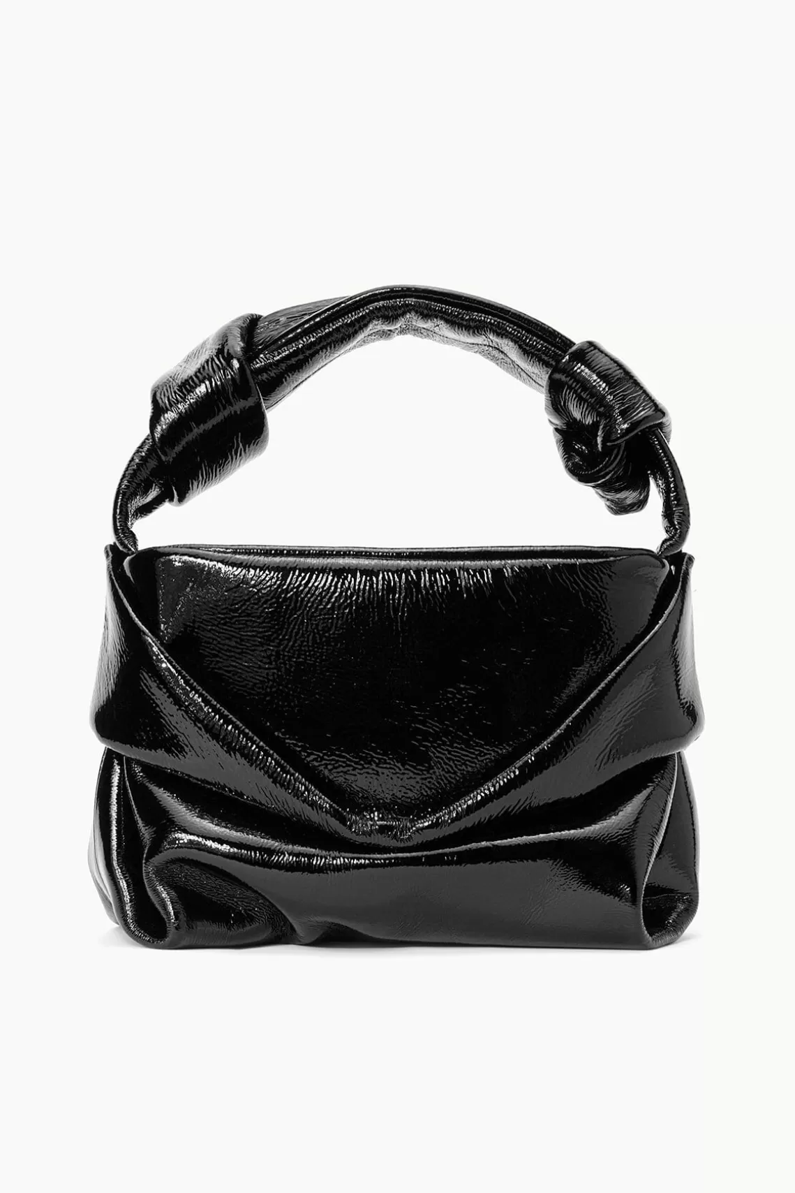 HANDBAGS STAUD - KISS BAG PATENT BLACK