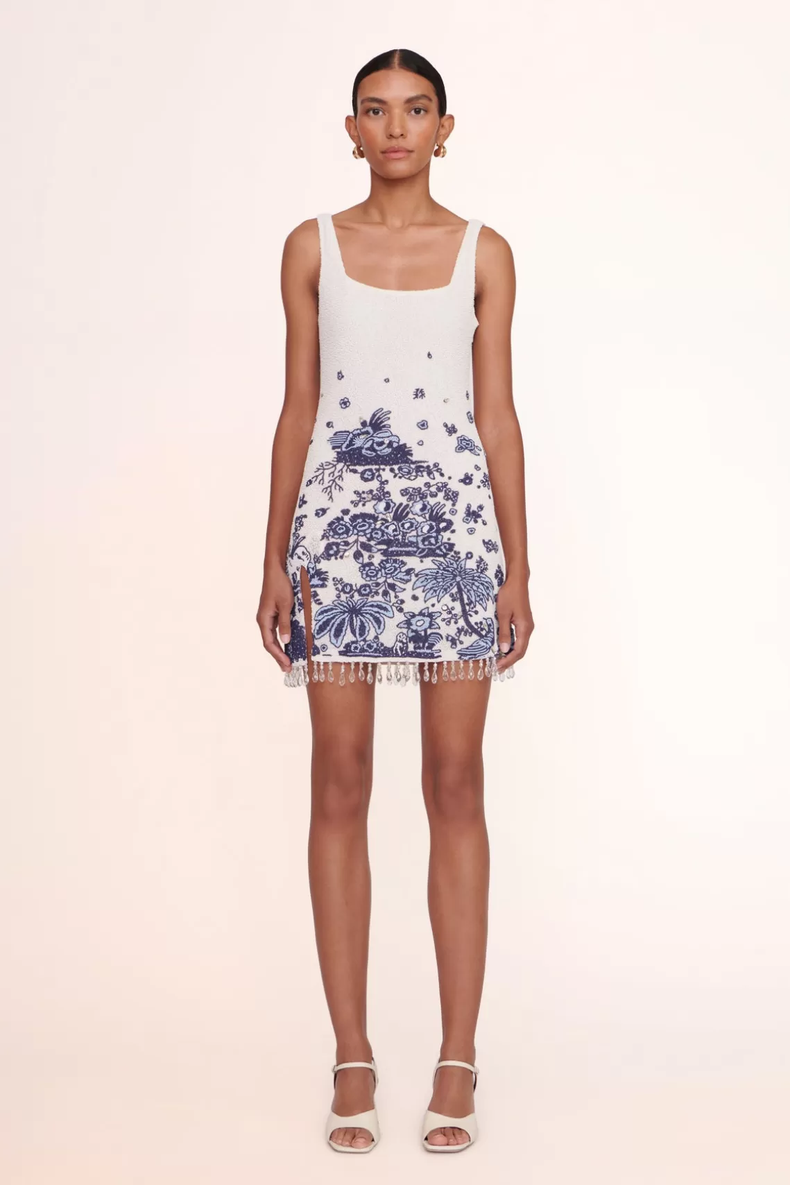 CLOTHING STAUD - LE SABLE DRESS BLUE TOILE