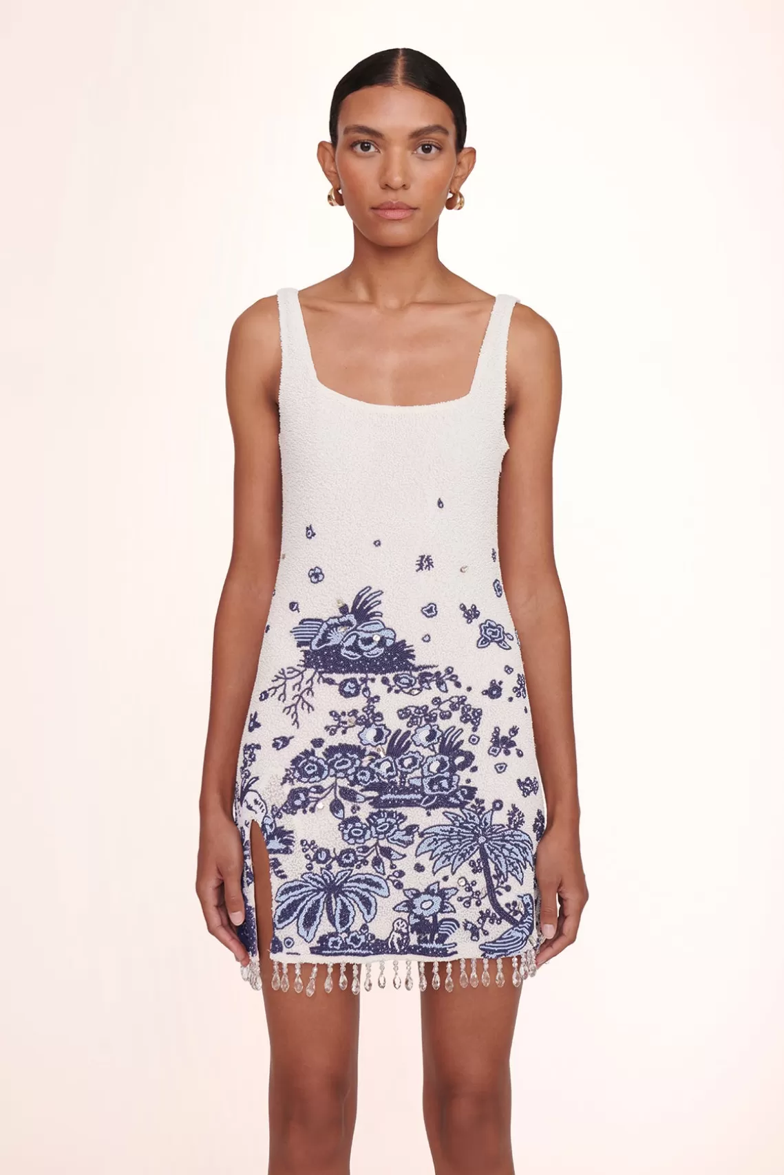 CLOTHING STAUD - LE SABLE DRESS BLUE TOILE