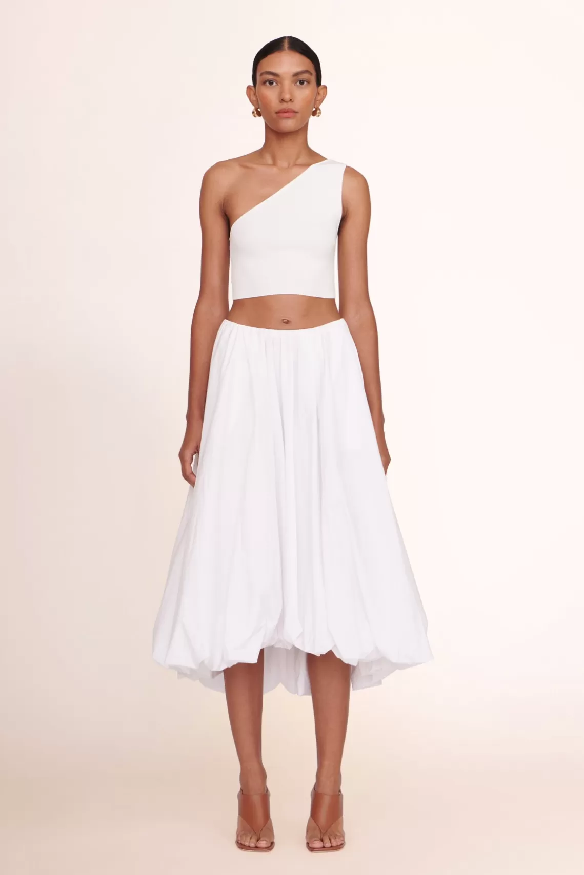 CLOTHING STAUD - MARIPOSA SKIRT WHITE