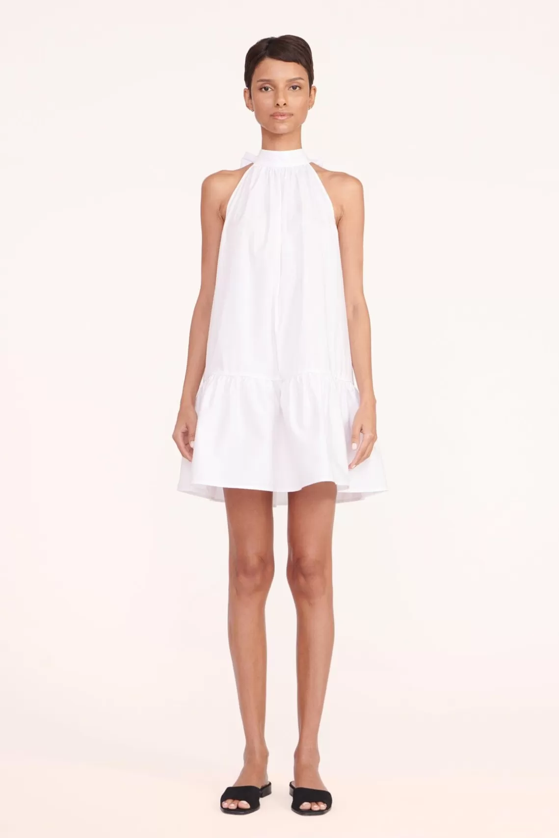 CLOTHING STAUD - MARLOWE DRESS WHITE