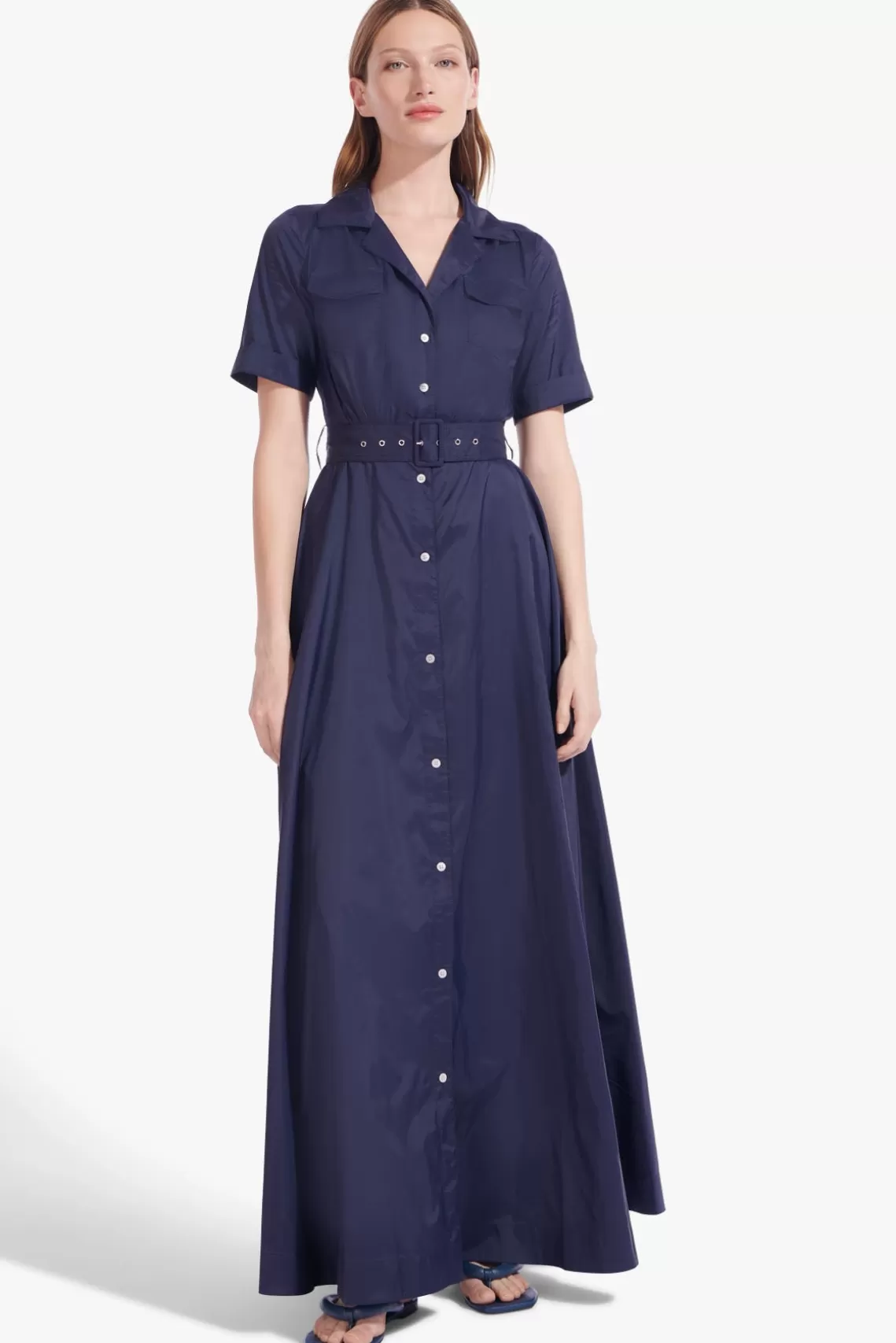 CLOTHING STAUD - MILLIE DRESS NAVY