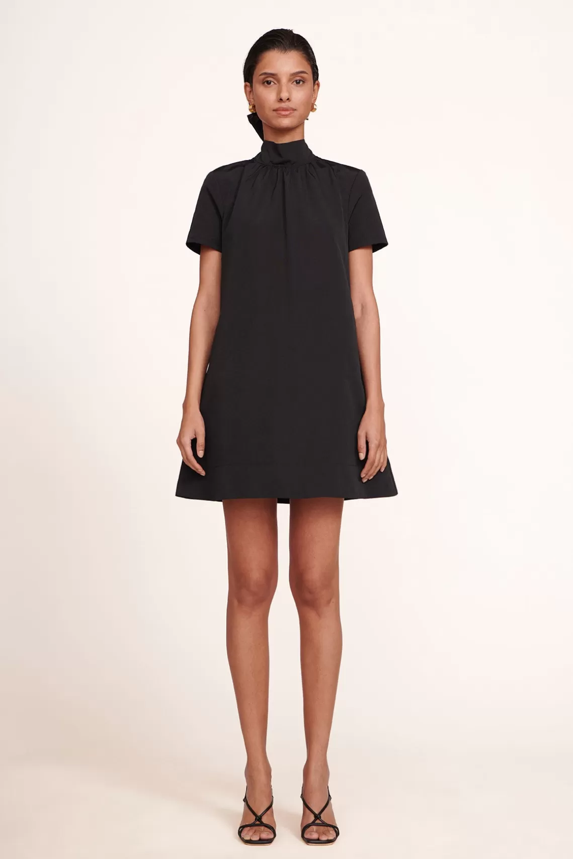 CLOTHING STAUD - MINI ILANA DRESS BLACK