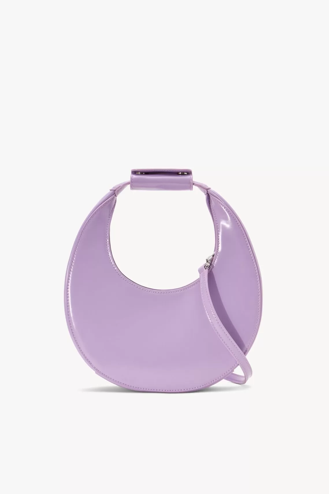 HANDBAGS STAUD - MINI MOON BAG LILAC