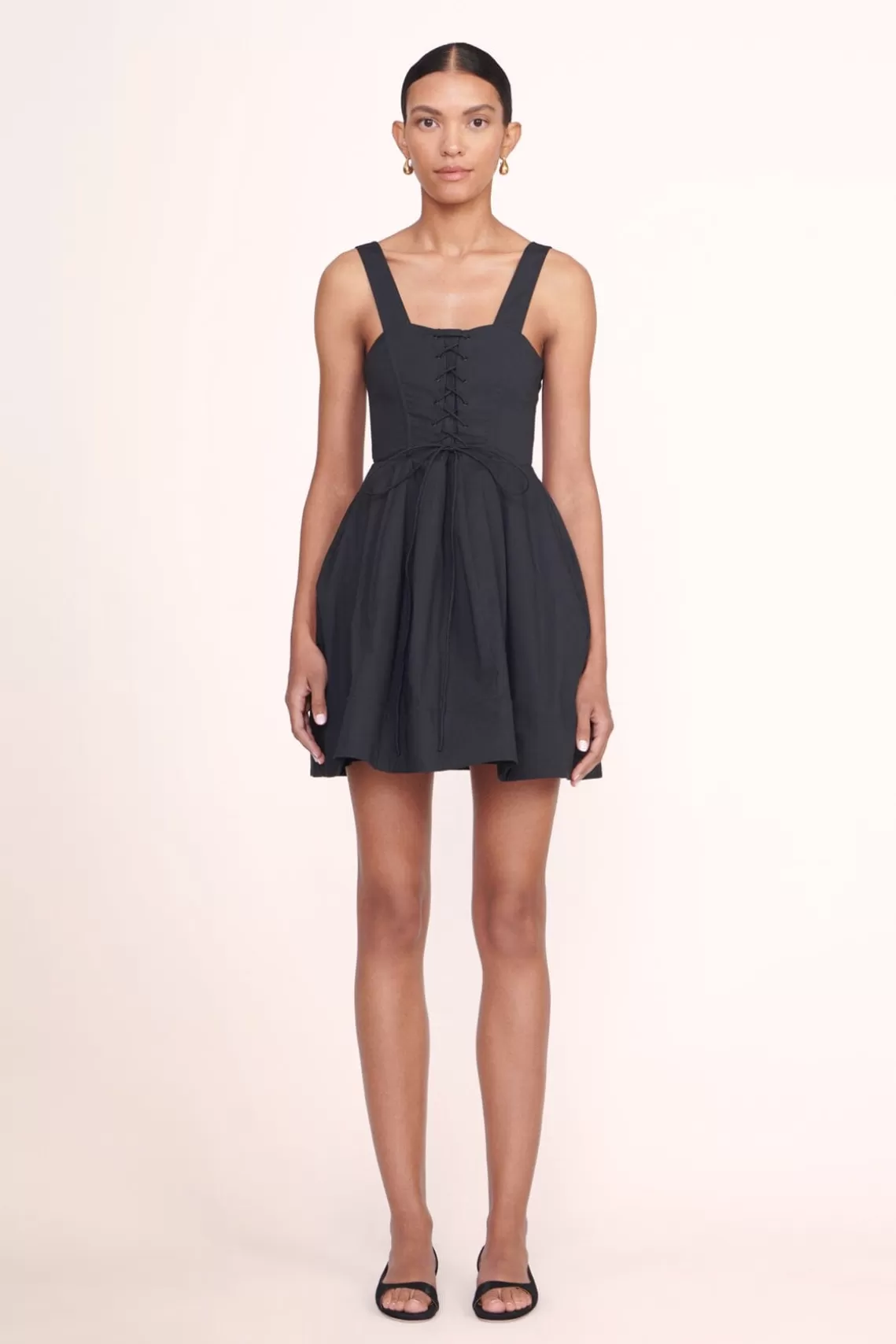 CLOTHING STAUD - MINI SUTTON DRESS BLACK