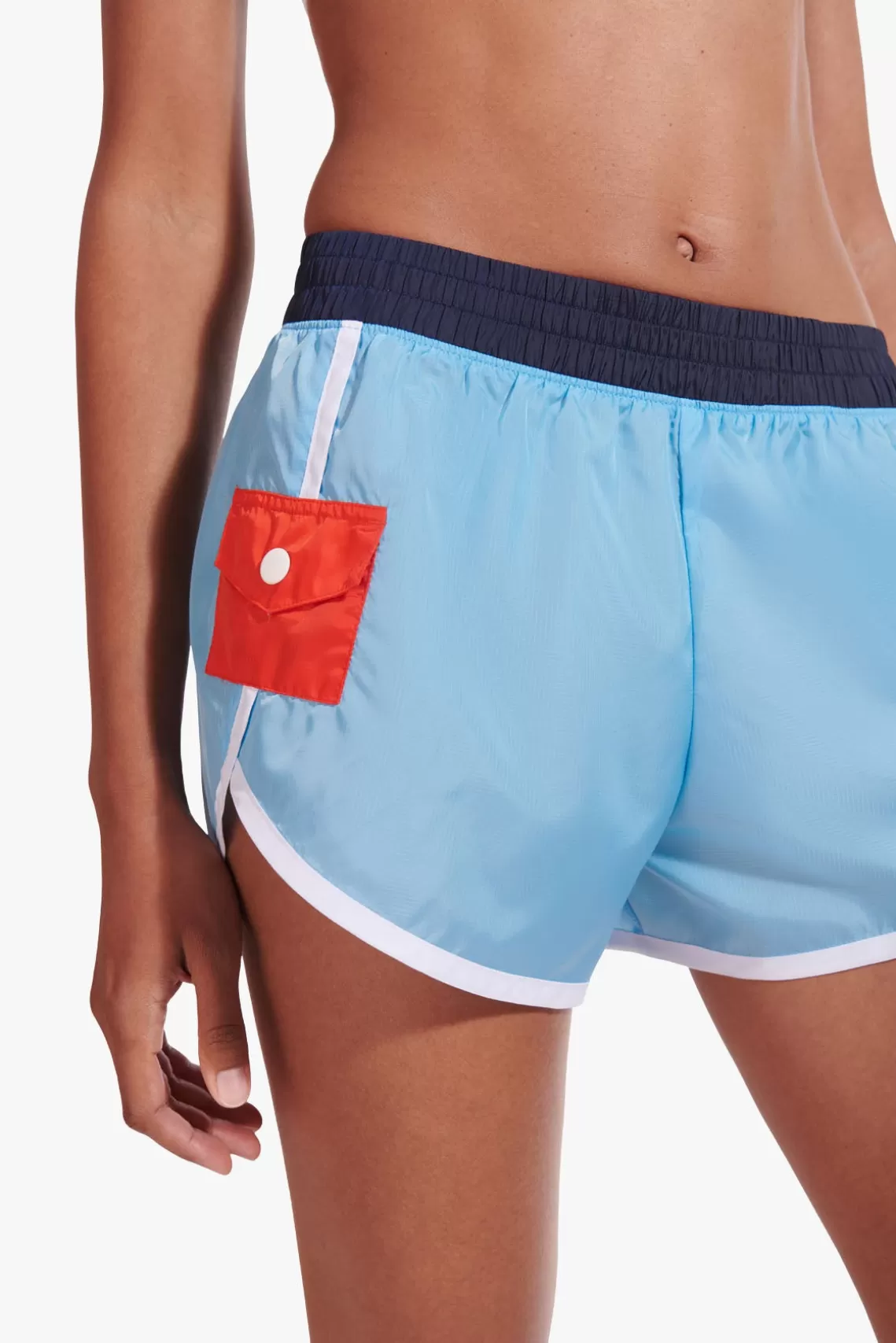 CLOTHING STAUD - NYLON RUN SHORT ALASKAN BLUE