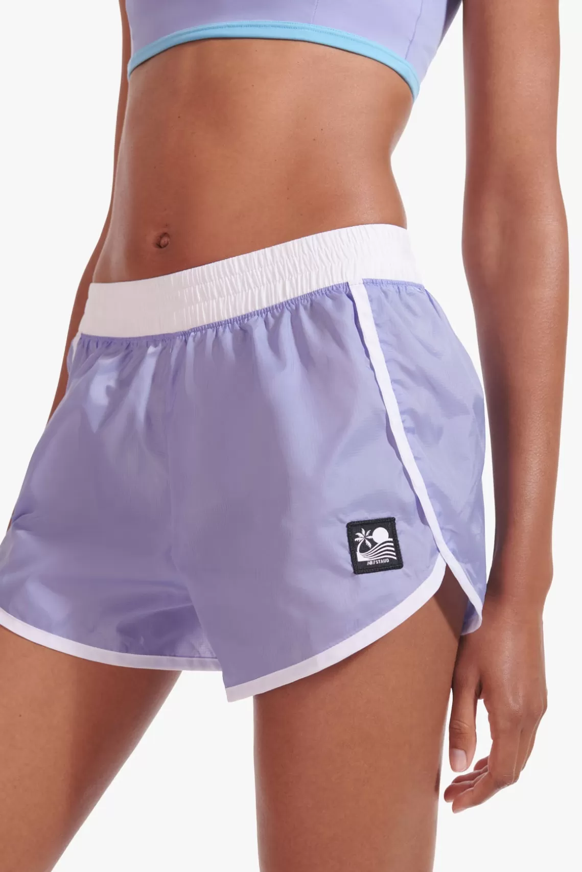 CLOTHING STAUD - NYLON RUN SHORT GALAXY PURPLE