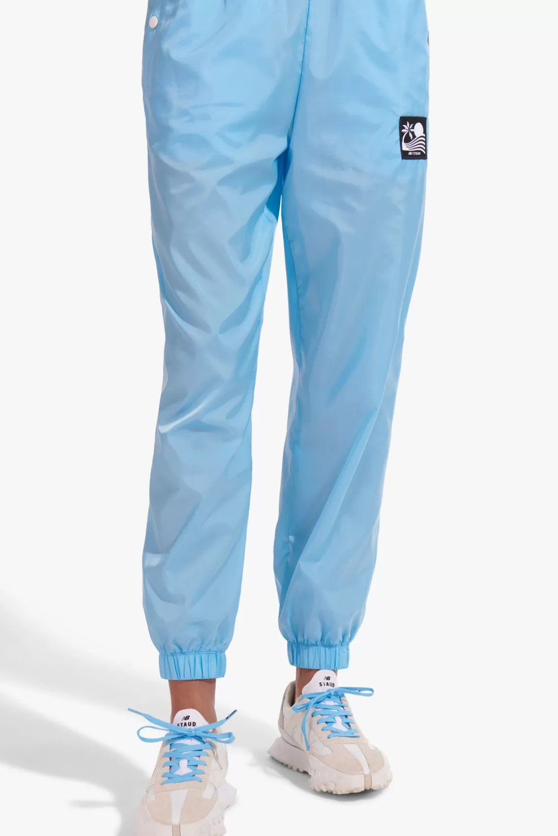 CLOTHING STAUD - NYLON TRACK PANT ALASKAN BLUE