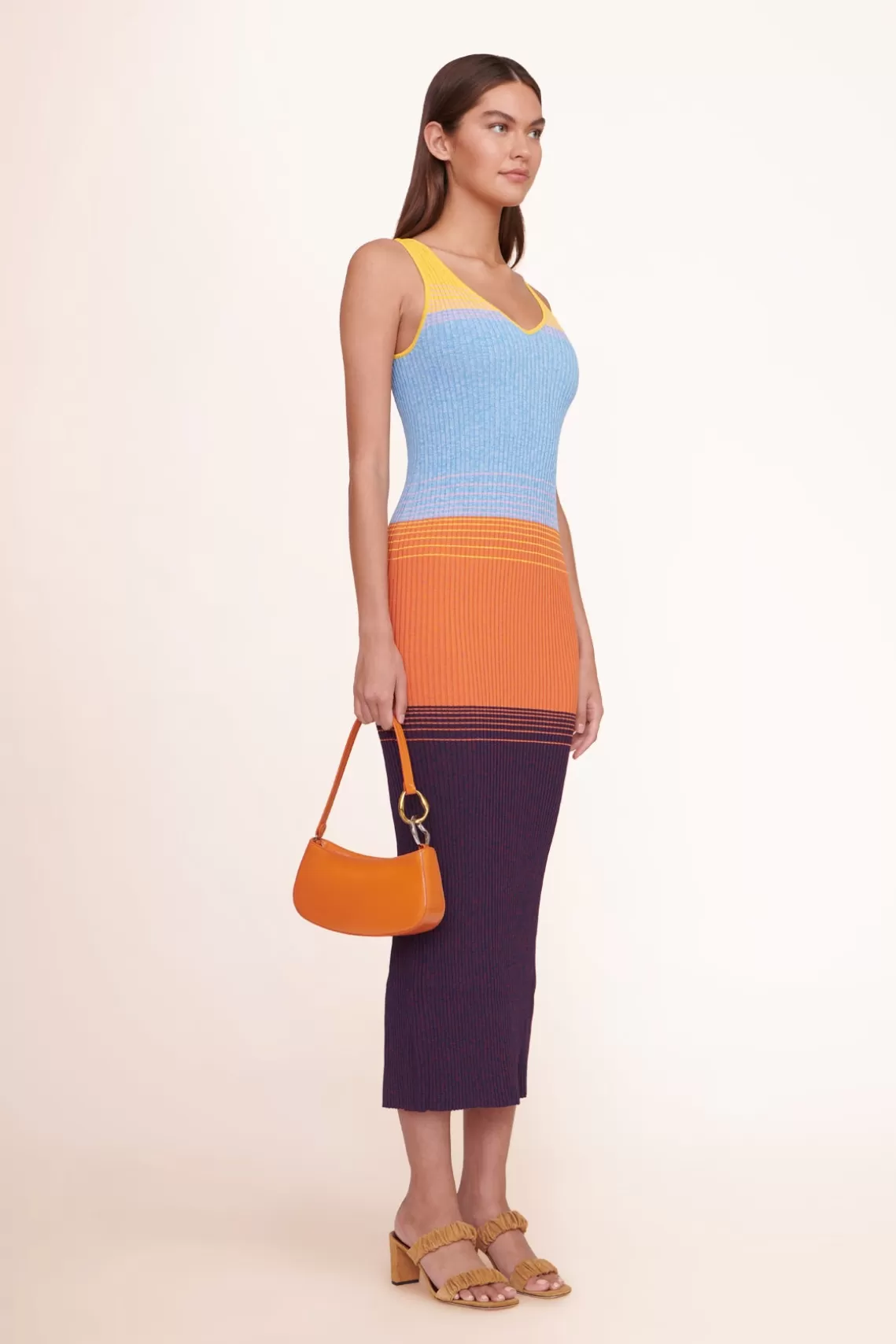 HANDBAGS STAUD - OLLIE BAG CARROT