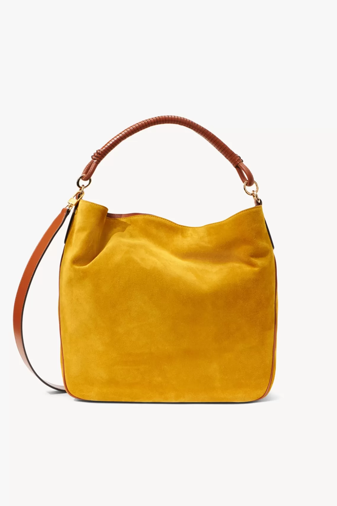 HANDBAGS STAUD - PERRY BAG OCHER TAN SUEDE