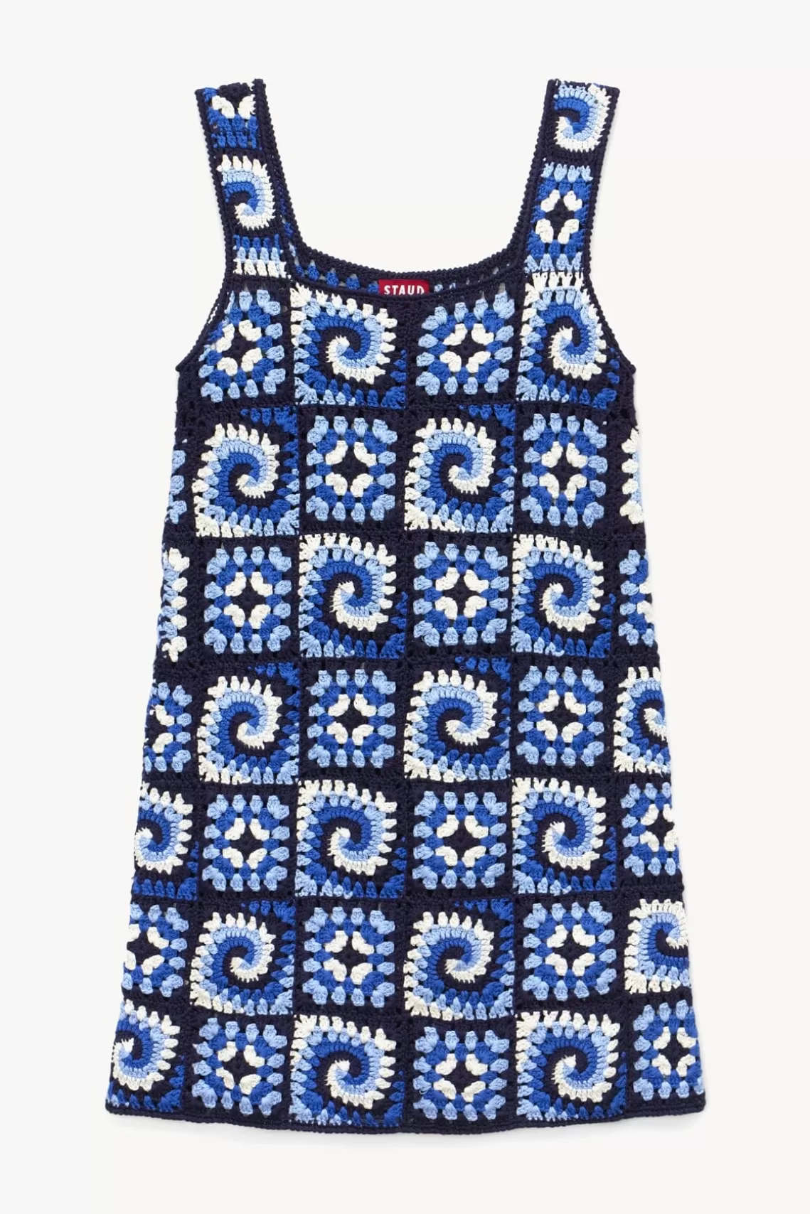 CLOTHING STAUD - PSYCHEDELIC DRESS ACID COBALT