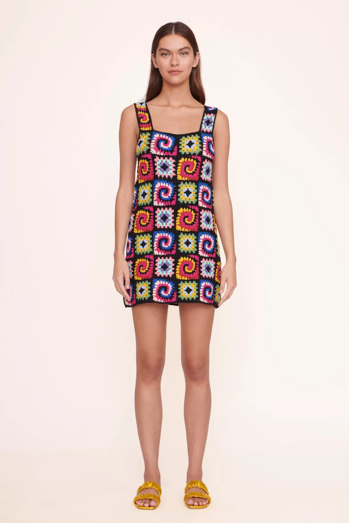 CLOTHING STAUD - PSYCHEDELIC DRESS ACID RAINBOW