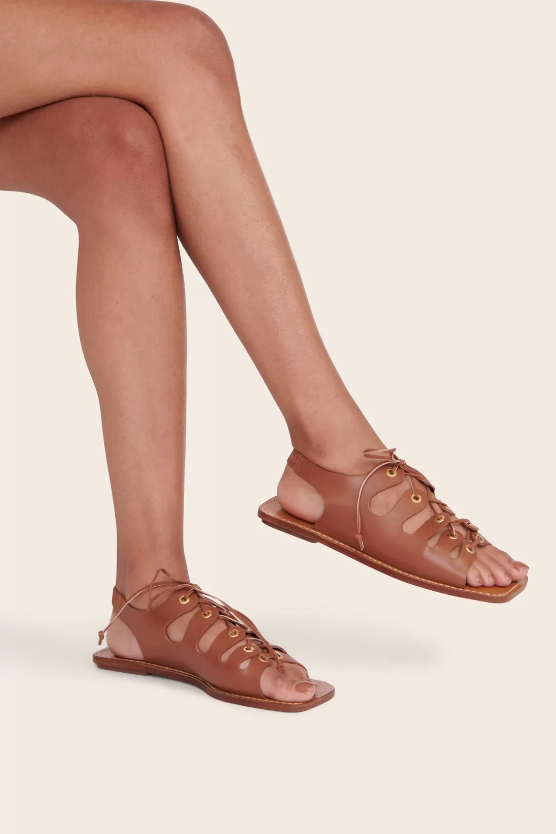 SHOES STAUD - QUINN SANDAL TAN