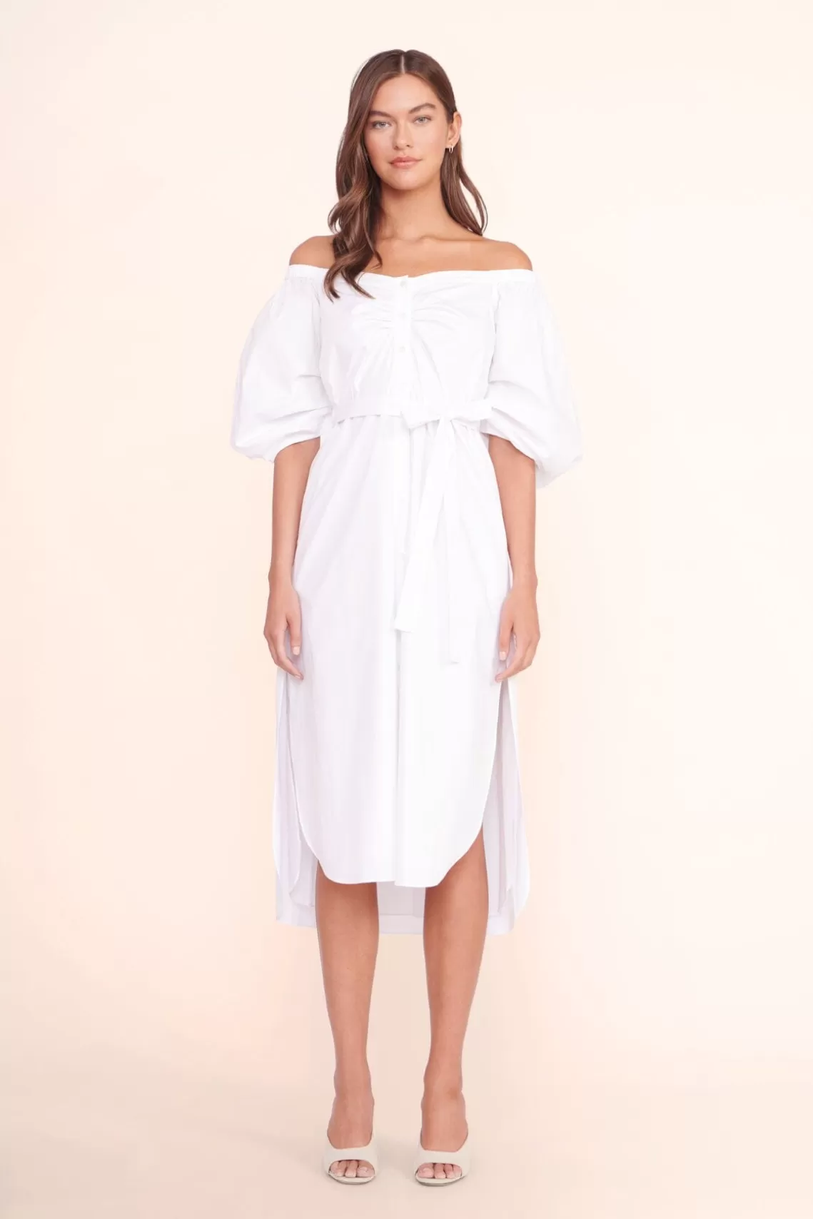 CLOTHING STAUD - REESE DRESS WHITE