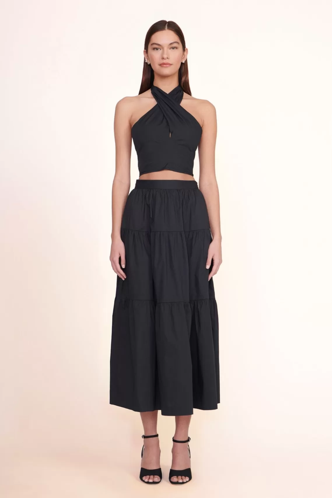 CLOTHING STAUD - SEA SKIRT BLACK