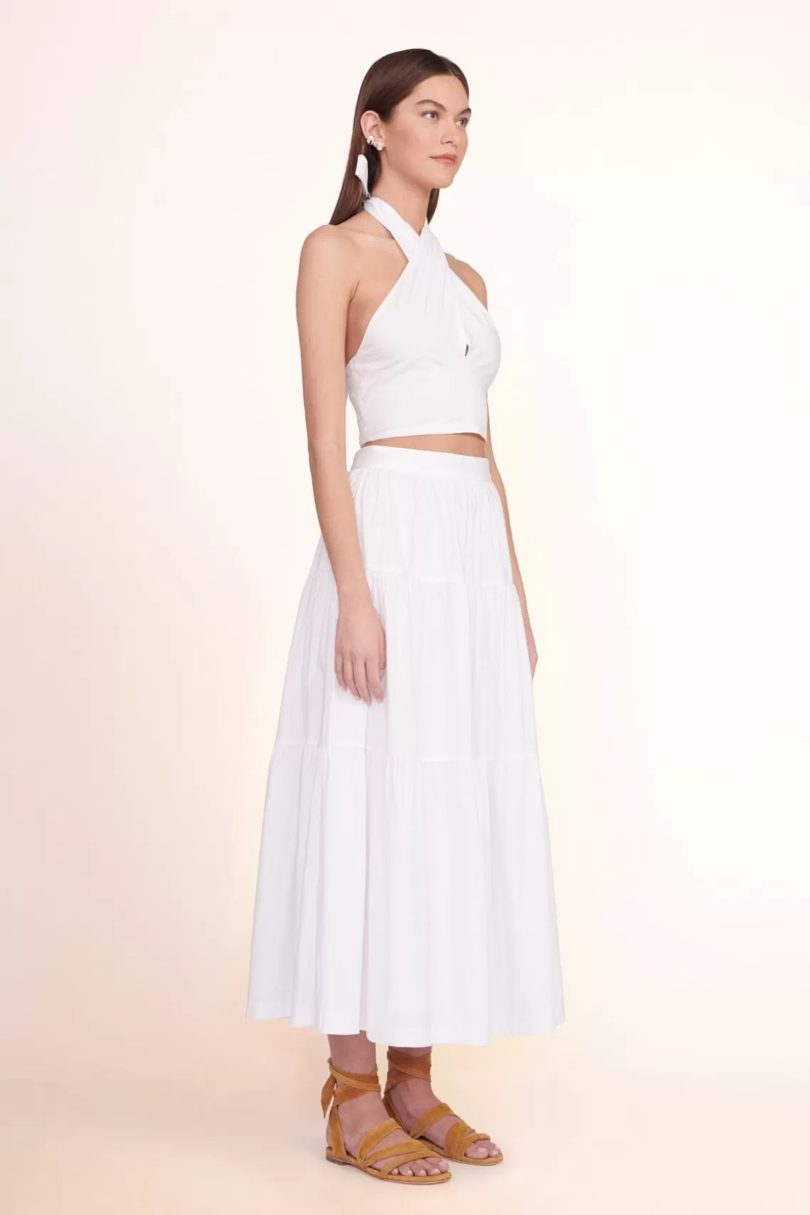 CLOTHING STAUD - SEA SKIRT WHITE