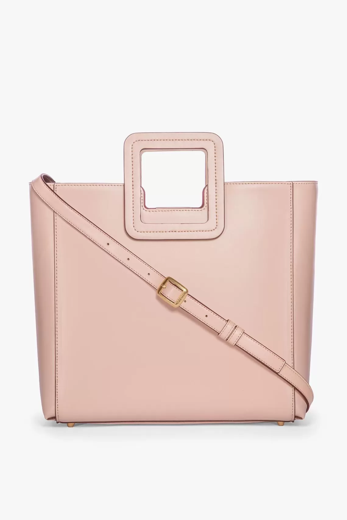 HANDBAGS STAUD - SHIRLEY LEATHER BAG BLUSH