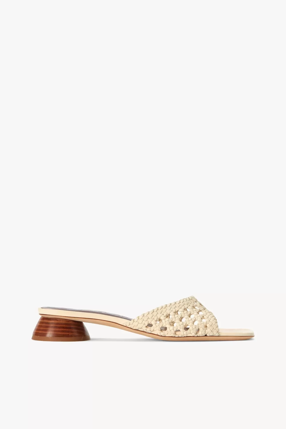 SHOES STAUD - SIMONE CROCHET HEEL CREAM