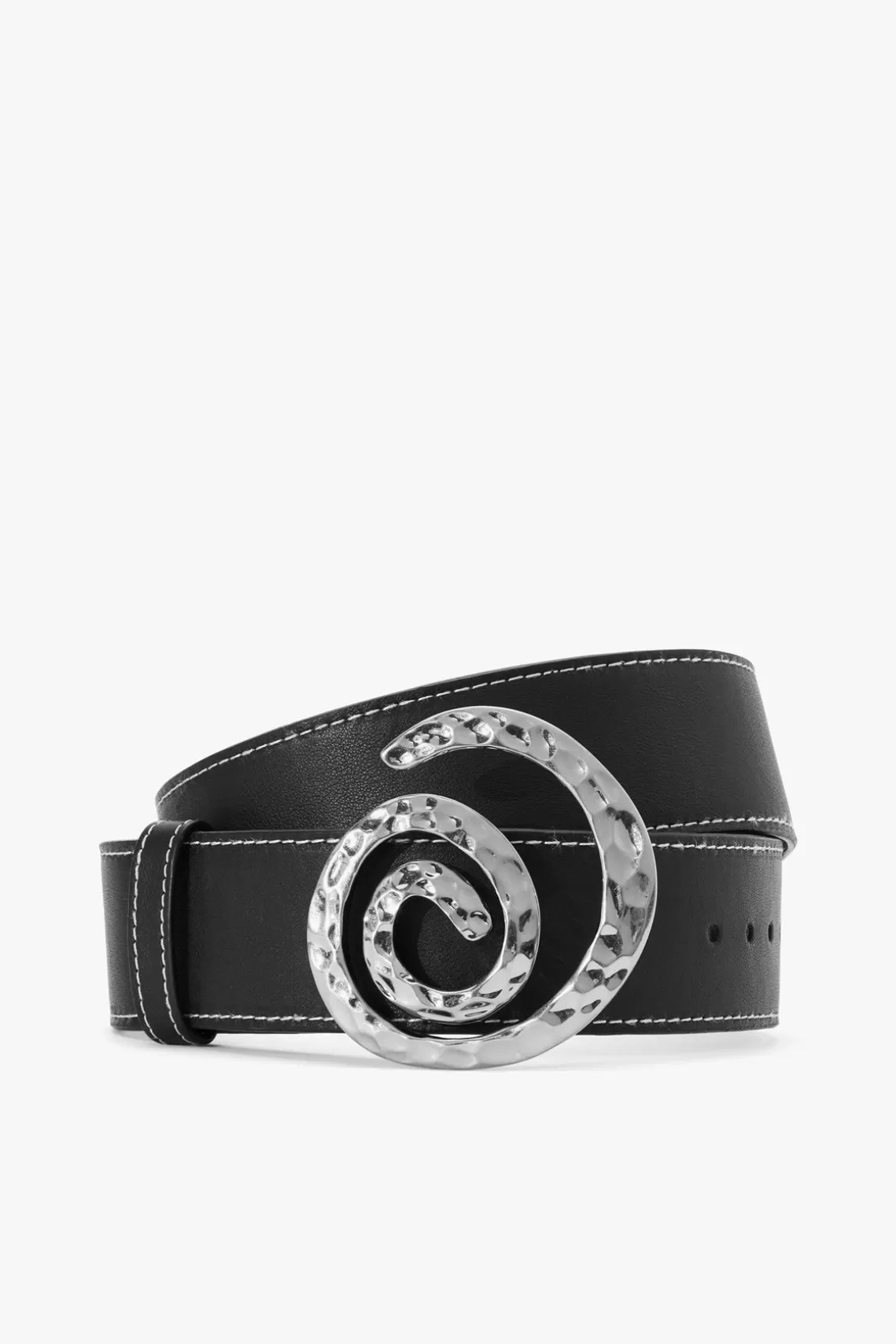 HANDBAGS STAUD - SWIRL BUCKLE BELT BLACK