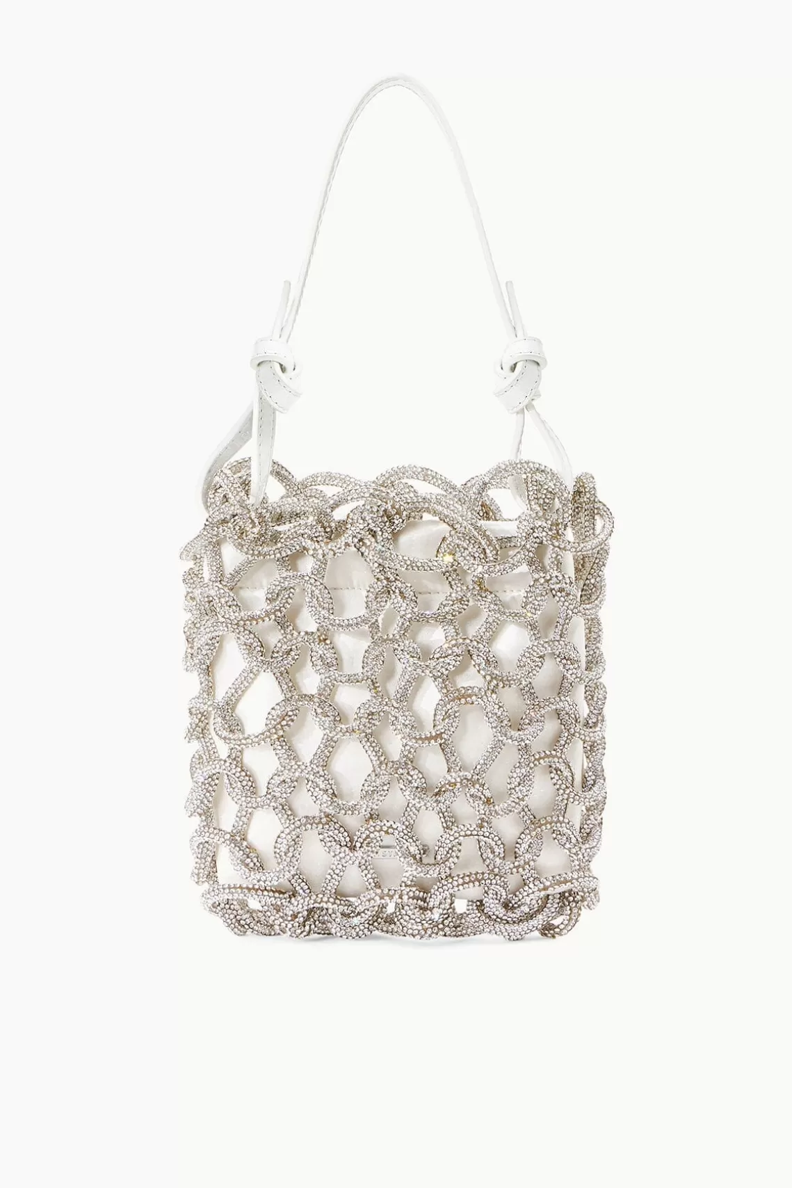 BRIDE STAUD Bridal Accessories- TINI CRYSTAL BAG RHINESTONES WHITE