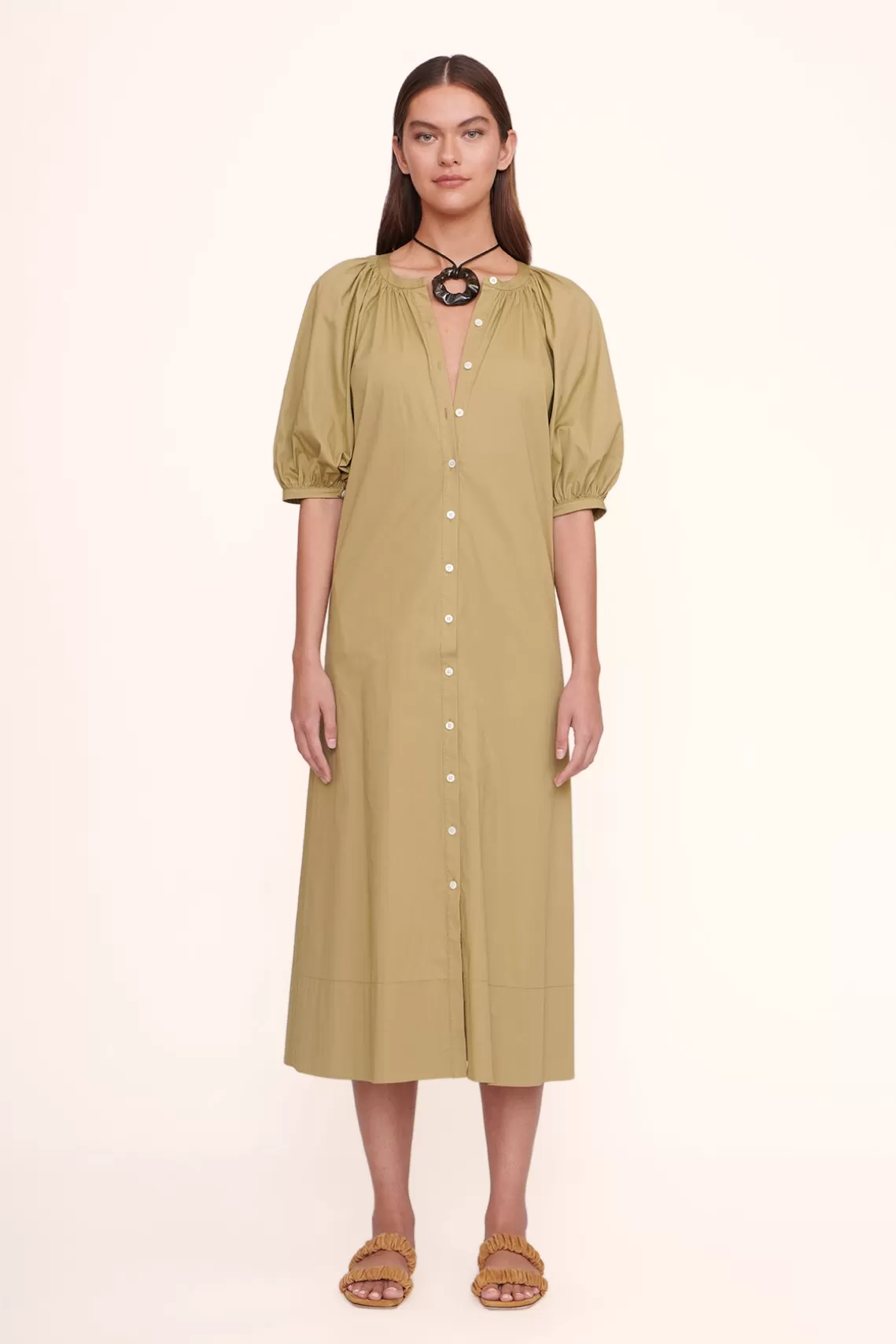 CLOTHING STAUD - VINCENT DRESS KHAKI