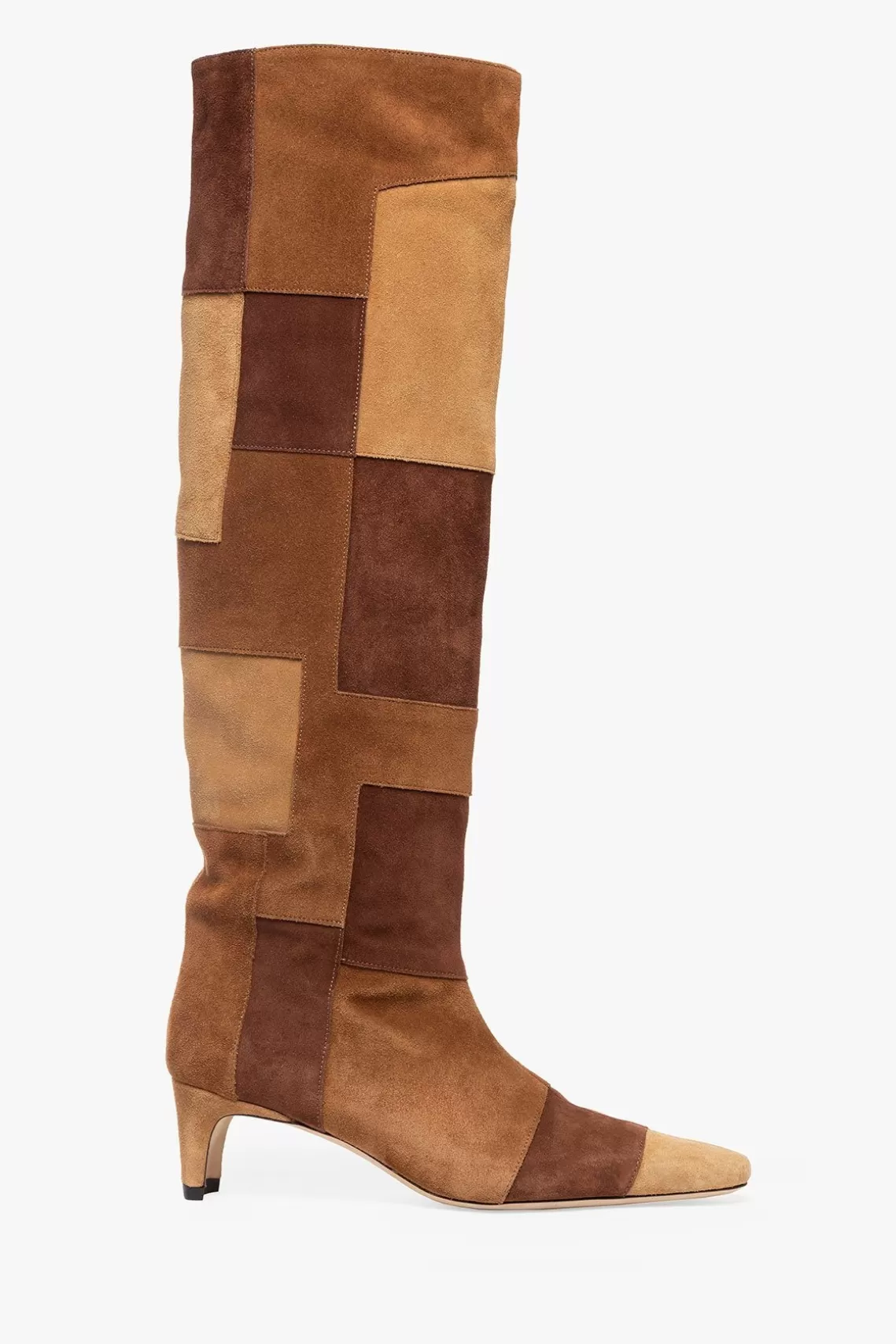 SHOES STAUD - WALLY BOOT TAN PATCHWORK