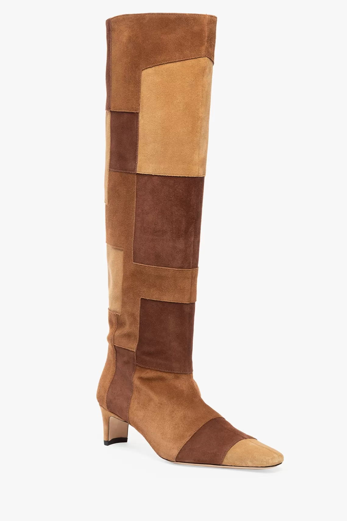 SHOES STAUD - WALLY BOOT TAN PATCHWORK