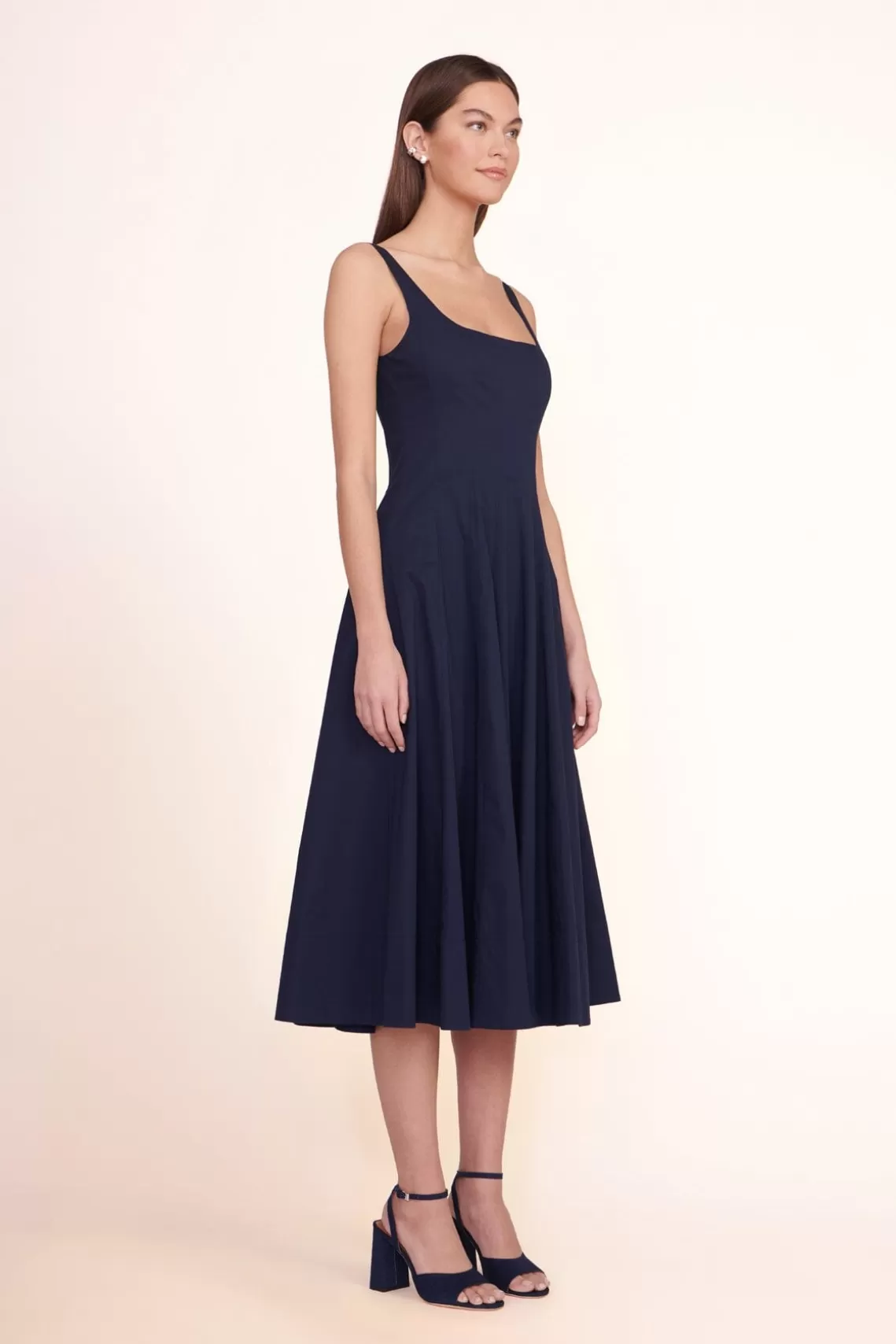 CLOTHING STAUD - WELLS DRESS NAVY