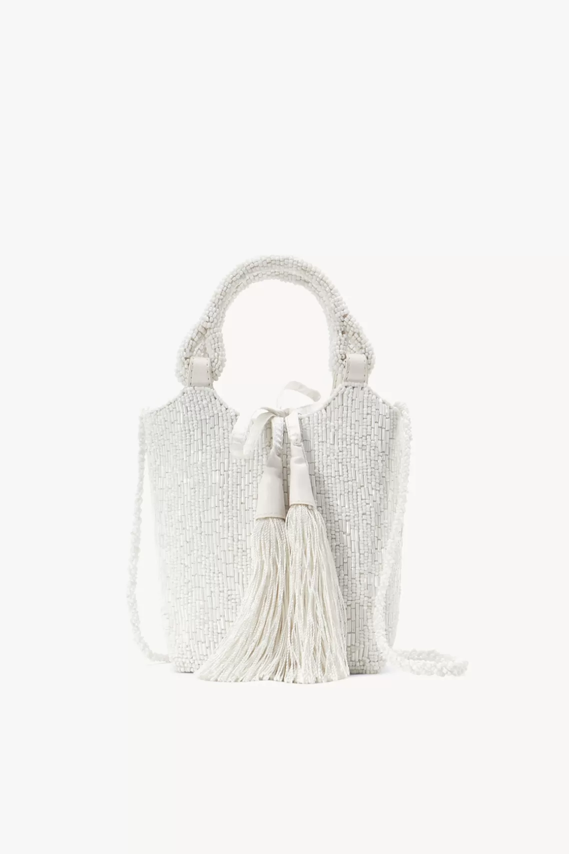 HANDBAGS STAUD - ZOE BEADED BAG CREAM SWIRL